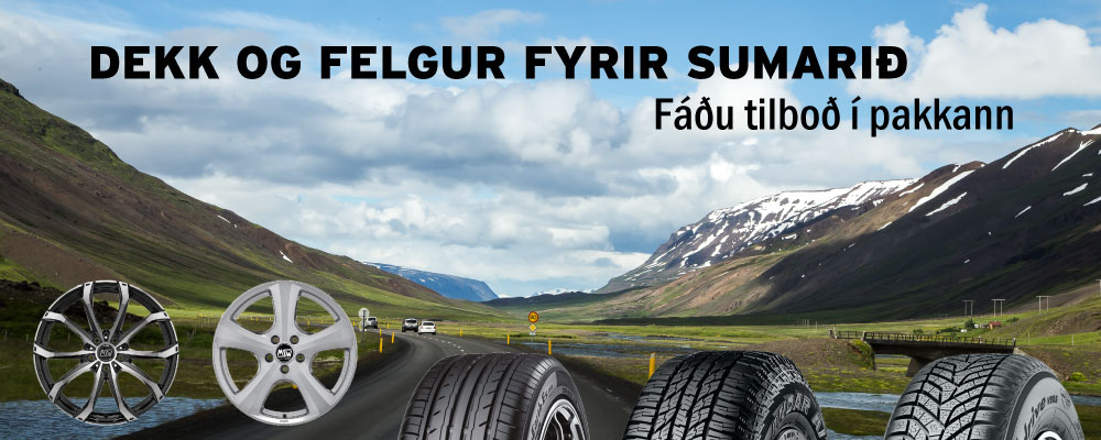 Fáðu tilboð í dekk og felgur
